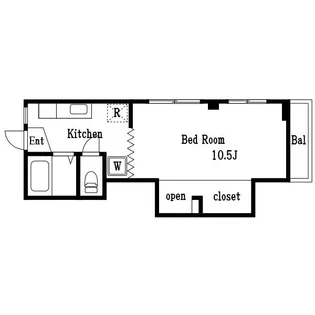 新小名木川荘【1階】の間取り