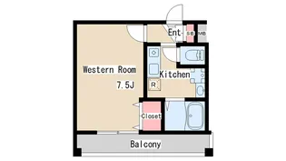 ティエスビル須磨【4階】の間取り