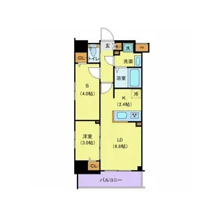 メイクスWアート横浜関内【9階】の間取り