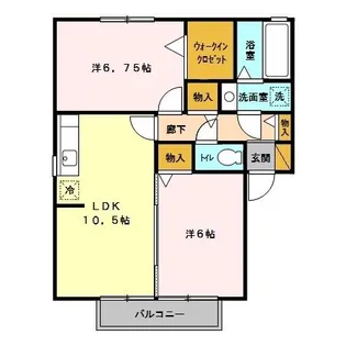 レイヴ・スペース A/B/C【2階】の間取り