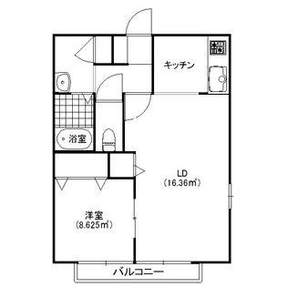 リヴェール A【2階】の間取り