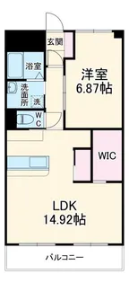 サンクレウェンズII【5階】の間取り