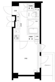 ルーブル東蒲田七番館【1階】の間取り