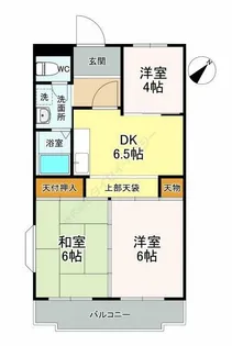 グレートサクシー【3階】の間取り