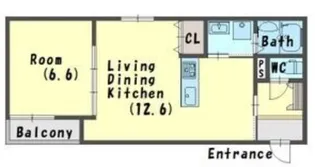メゾングランディール【2階】の間取り