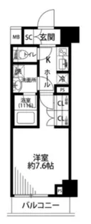 プレール・ドゥーク世田谷代田【4階】の間取り