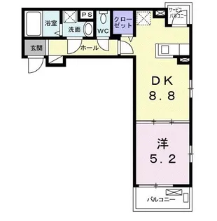クレール鎌倉【3階】の間取り