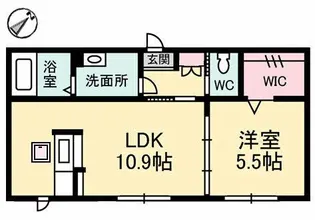 エクラシエ【1階】の間取り