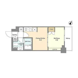 ベルファース駒沢三丁目【2階】の間取り