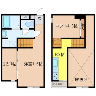 サンアリーナ桑名イースト【1階】の間取り