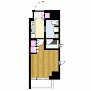 ステージグランデ新御徒町アジールコート(禁煙)【5階】の間取り
