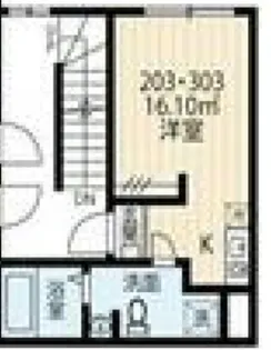 フィオーネ亀有【3階】の間取り