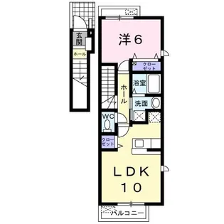 サンリット ファミーユ II【2階】の間取り