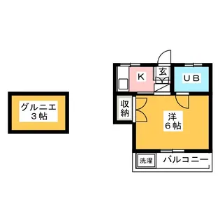 ホワイトコーポA【2階】の間取り