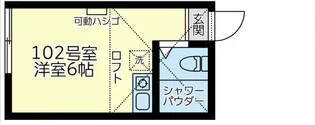 ユナイト上大岡パルフェット【1階】の間取り