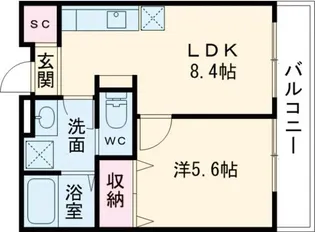 ソフィアコート海田昭和町Annex【3階】の間取り