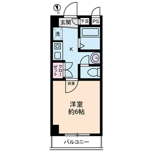 アセンズシティ【3階】の間取り
