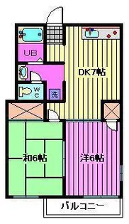リバーサイドヤマトII【1階】の間取り