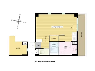 メゾン・ド・コフレ【1階】の間取り