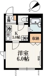 シェルムアネックス【1階】の間取り