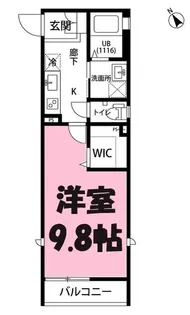 リバーサイドC【2階】の間取り