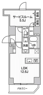S-RESIDENCE入谷alesia【7階】の間取り