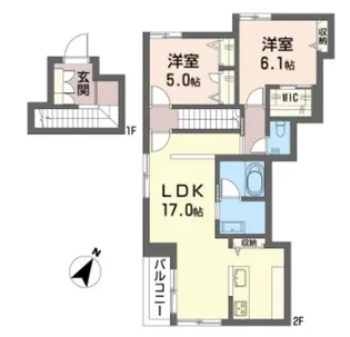 四季苑【2階】の間取り