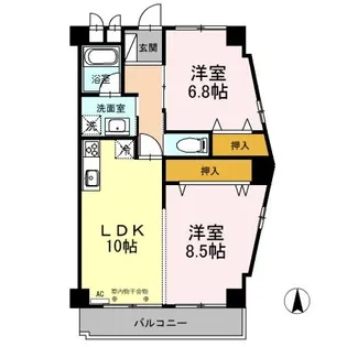 メゾンドール21【3階】の間取り