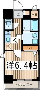 エスリード名古屋STATION WEST【6階】の間取り