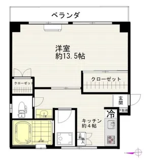 *阿部ビル【4階】の間取り