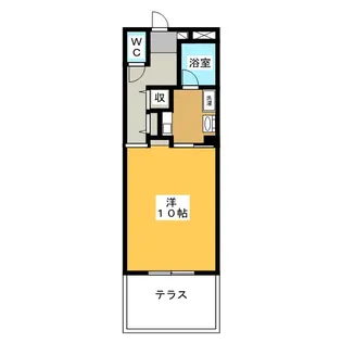 メルベーユ瑞雲【1階】の間取り