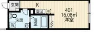 フィオーレ矢口渡【3階】の間取り