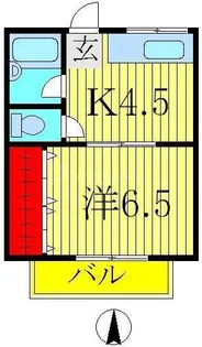 コーポラスNo24【2階】の間取り