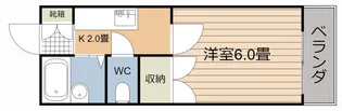 サンシティ鴨池II【1階】の間取り