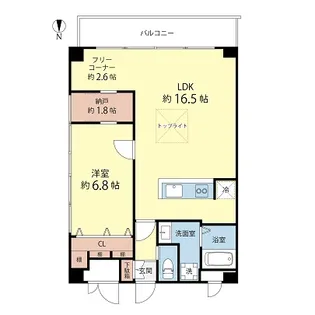 VINGT ET UN II【2階】の間取り