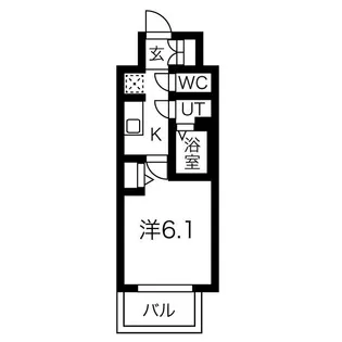 メイクス熱田神宮【9階】の間取り