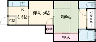 グランコートII番館【2階】の間取り