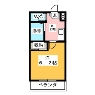 AISAN BUILD II (アイサンビルII)【2階】の間取り