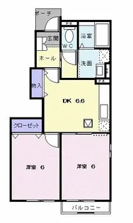 ファインステージA【1階】の間取り