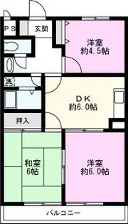 シャイン関根【2階】の間取り