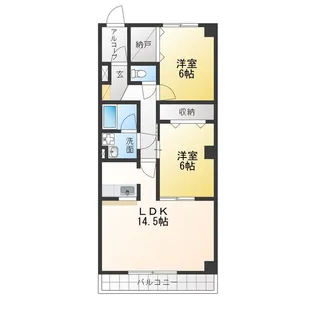 Wisteria Wakayama【2階】の間取り