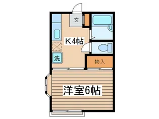ミツフジハイツ【2階】の間取り