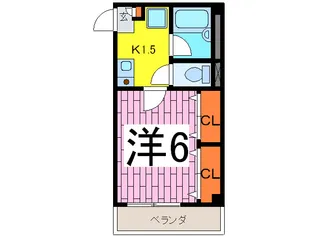 サンゼル田柄5【2階】の間取り