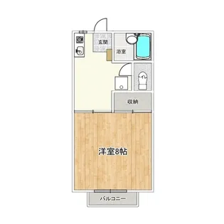 パティオ春日居【2階】の間取り