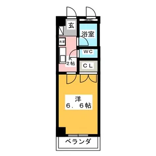 ハイツ神田【3階】の間取り