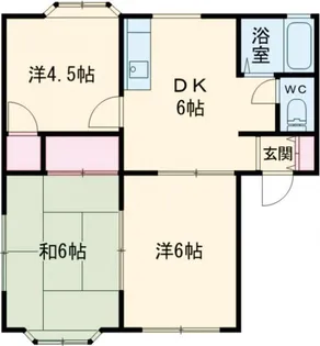 アップステージ桜南【1階】の間取り