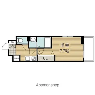 ラグゼ住道【7階】の間取り