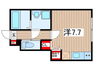 トラスト松ヶ丘【1階】の間取り