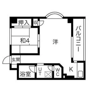 シャロン本厚木【3階】の間取り