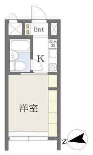 メネダス【4階】の間取り